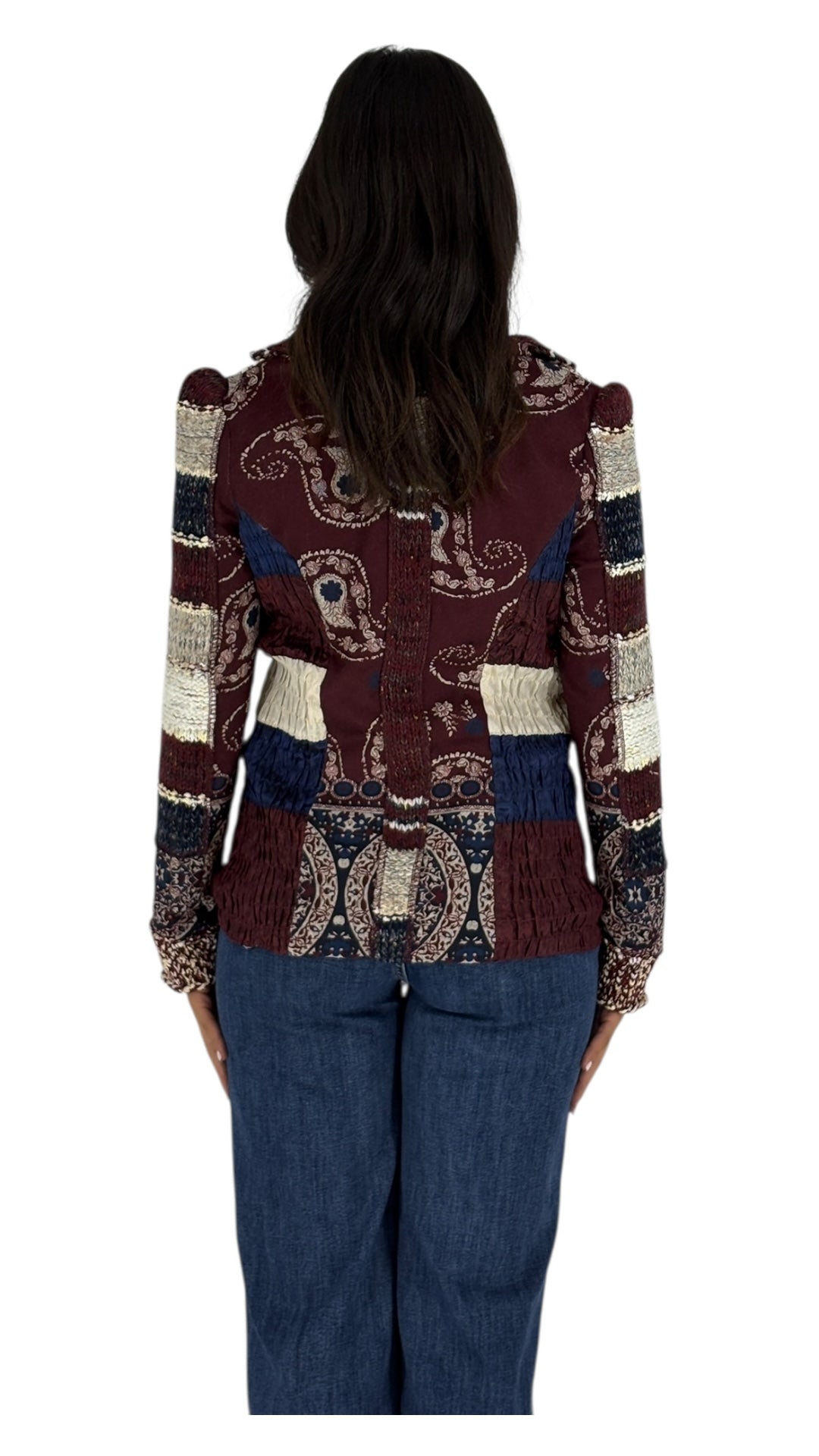 Julia Burgundy Jacket