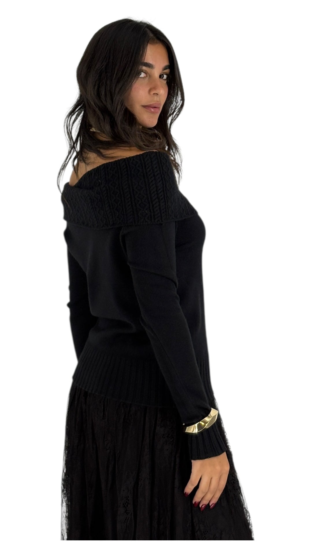 Dalida Black Sweater