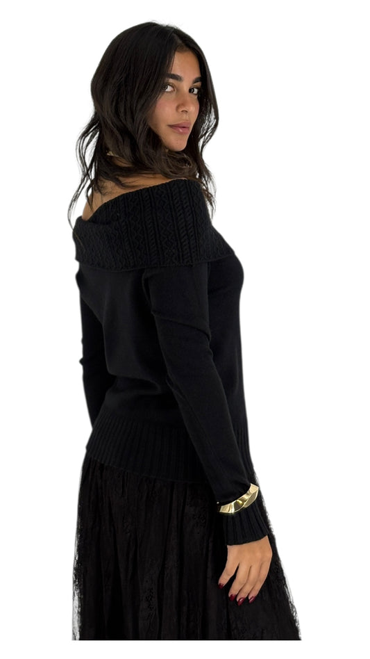 Dalida Black Sweater