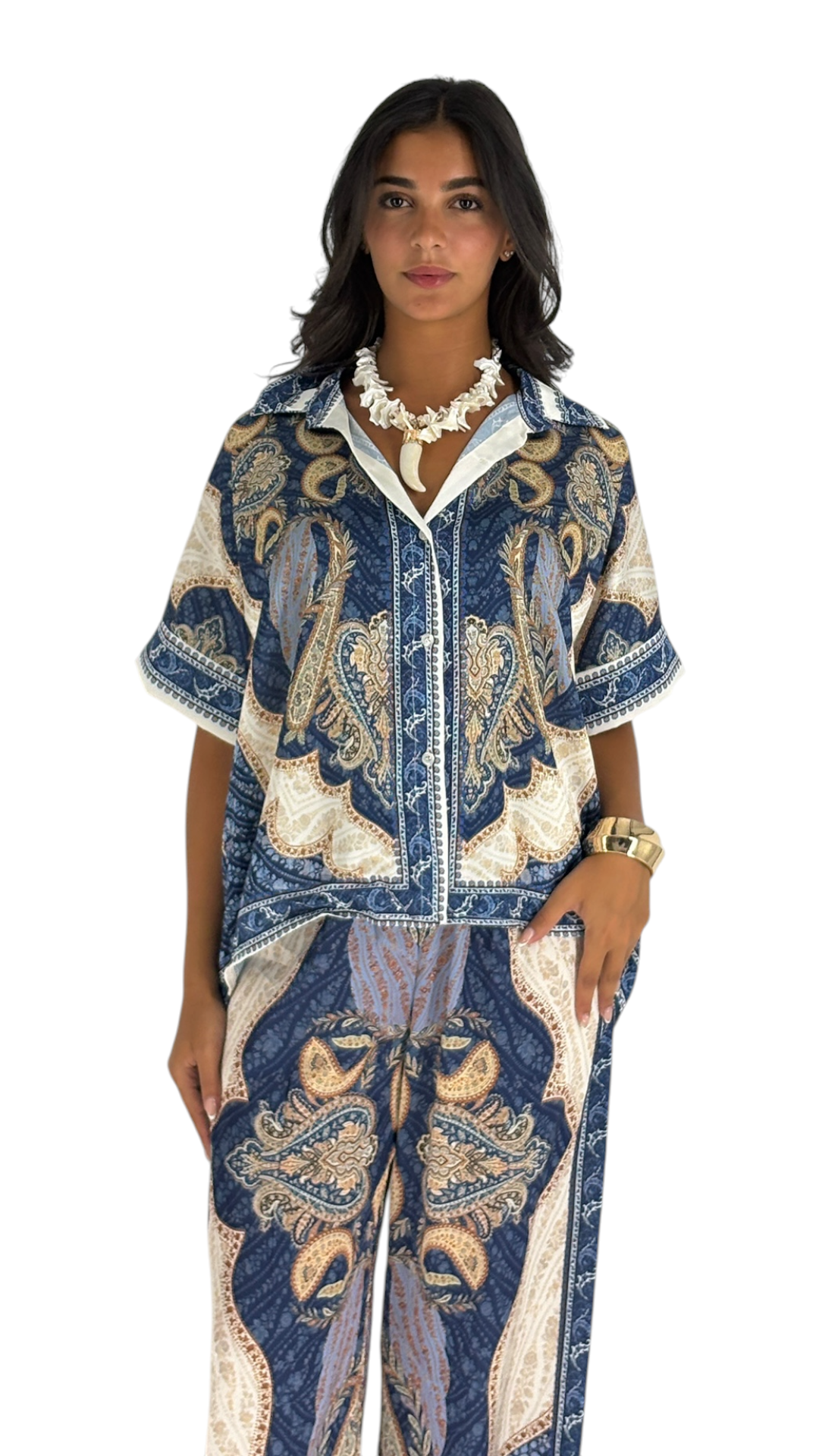Myron Navy Shirt