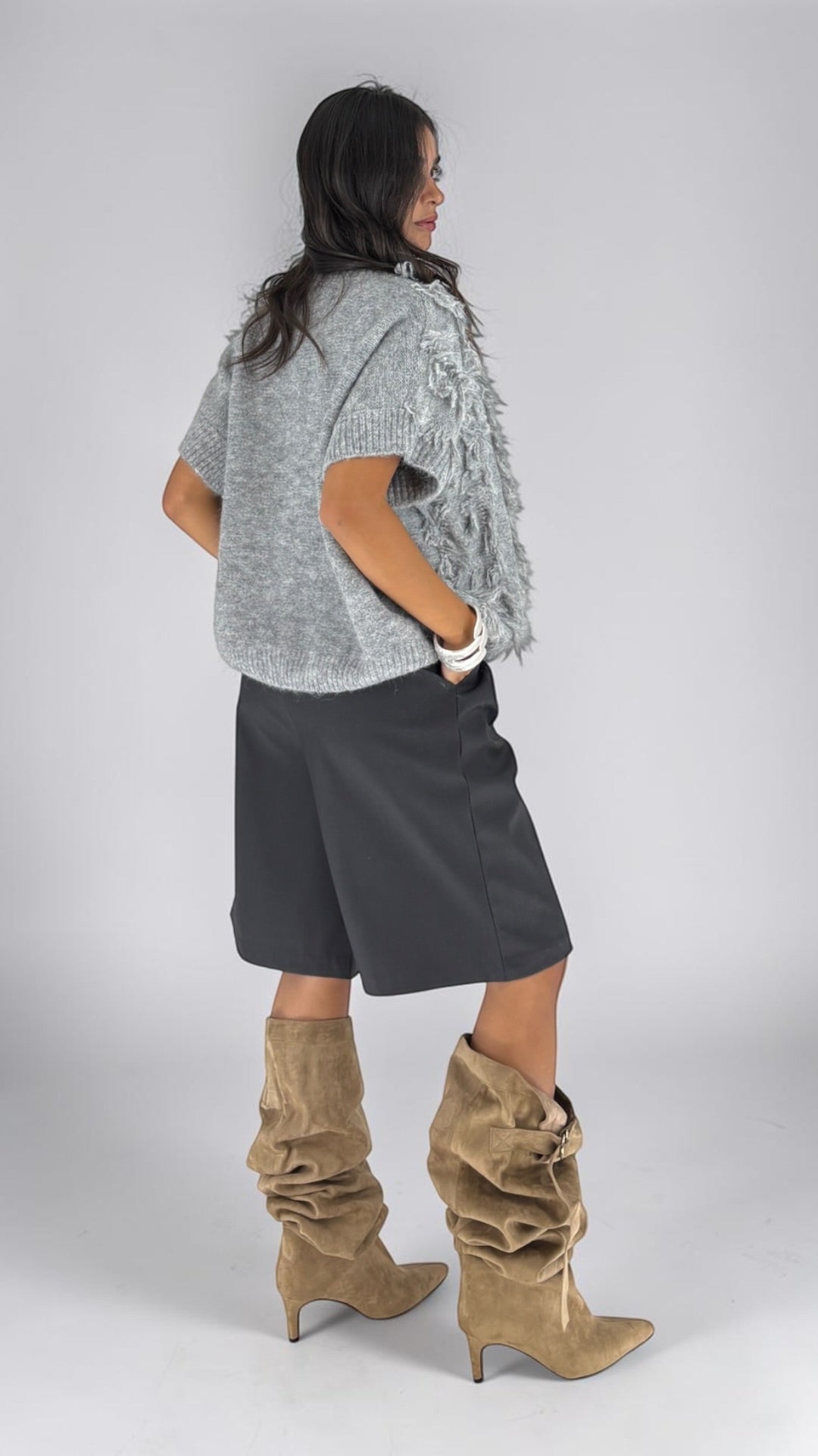 Zahi Grey Vest