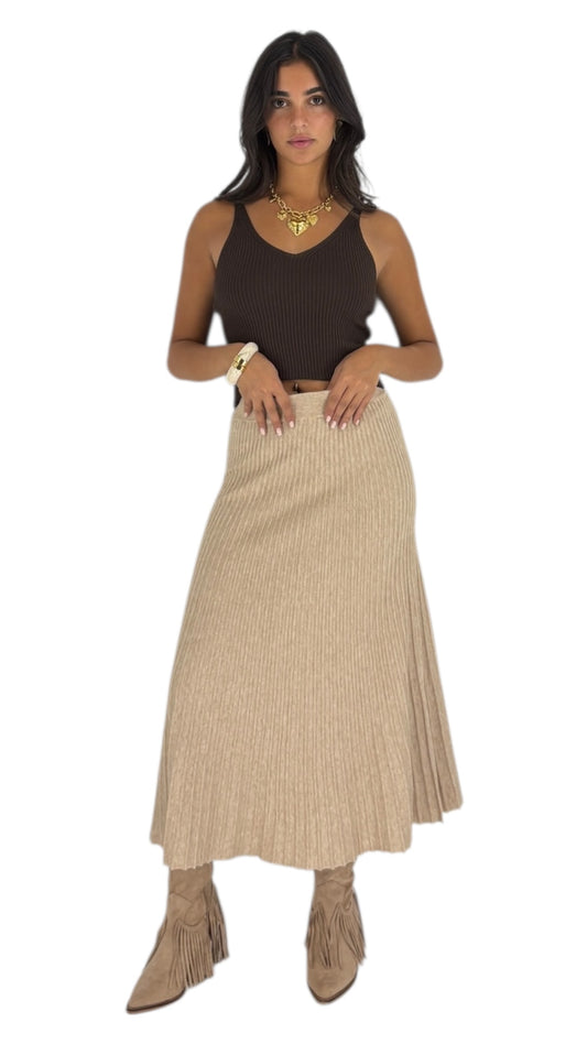 Jade Beige Skirt