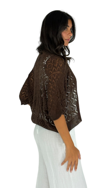 Mais Brown Cardigan