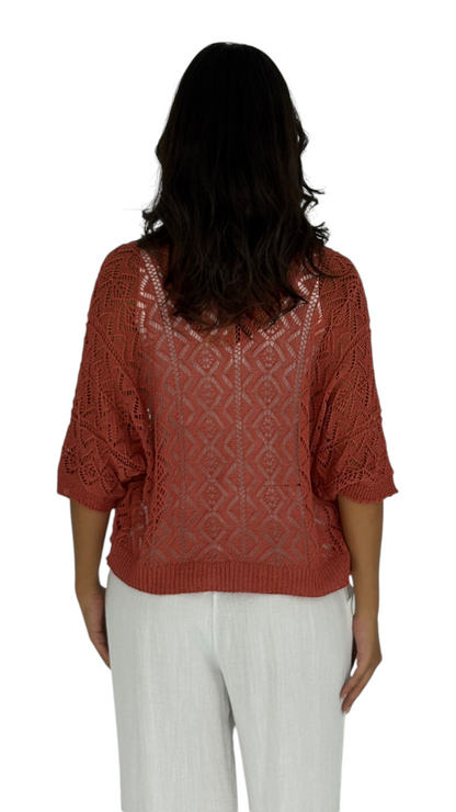 Mais Orange Cardigan