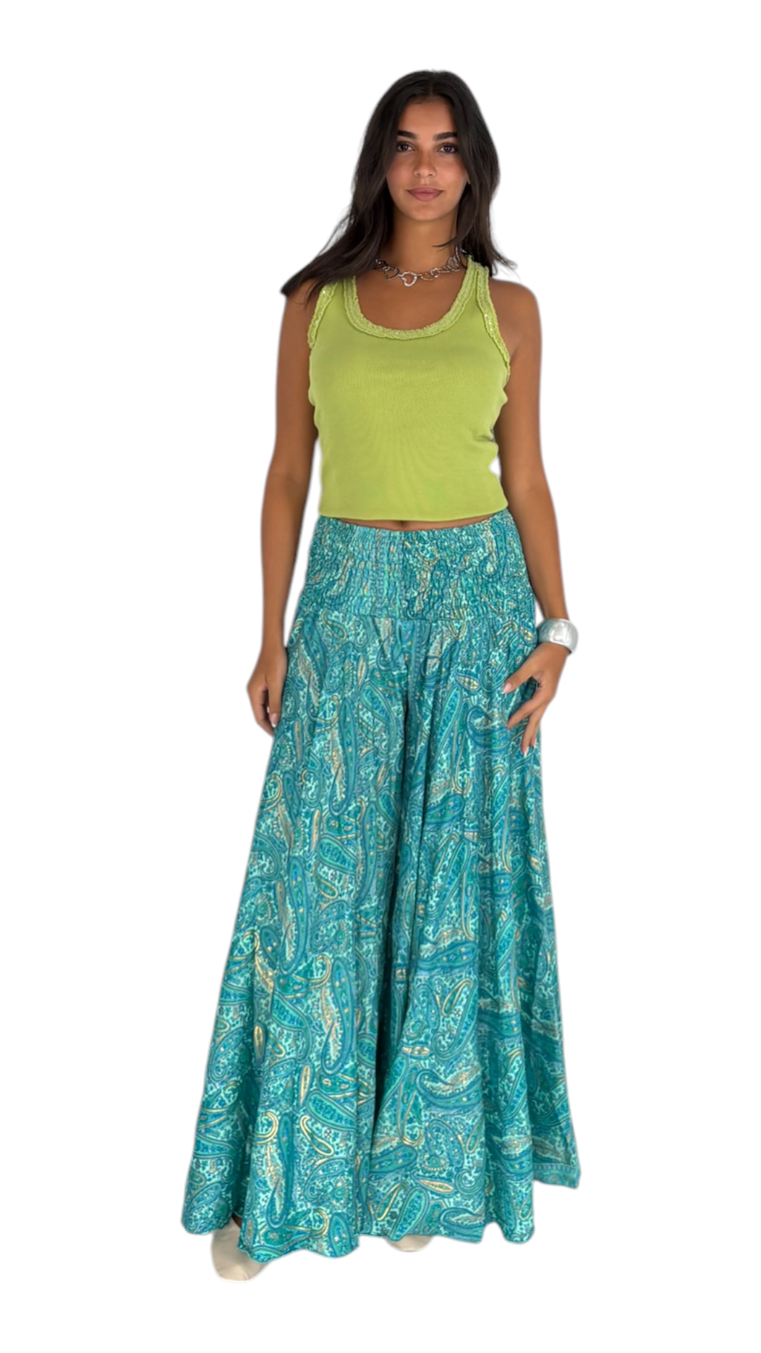 Lina Turquoise Pant