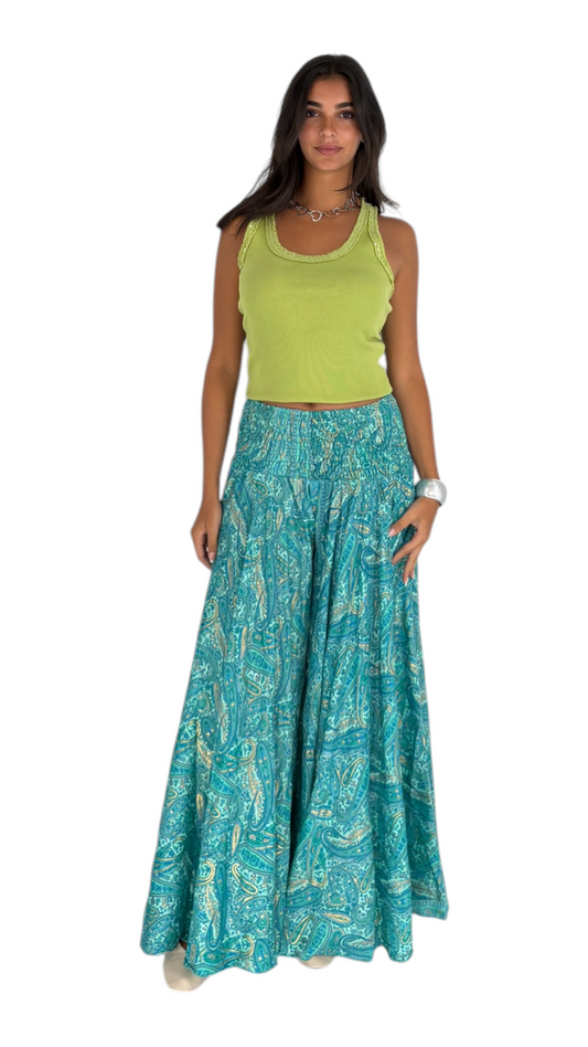 Lina Turquoise Pants