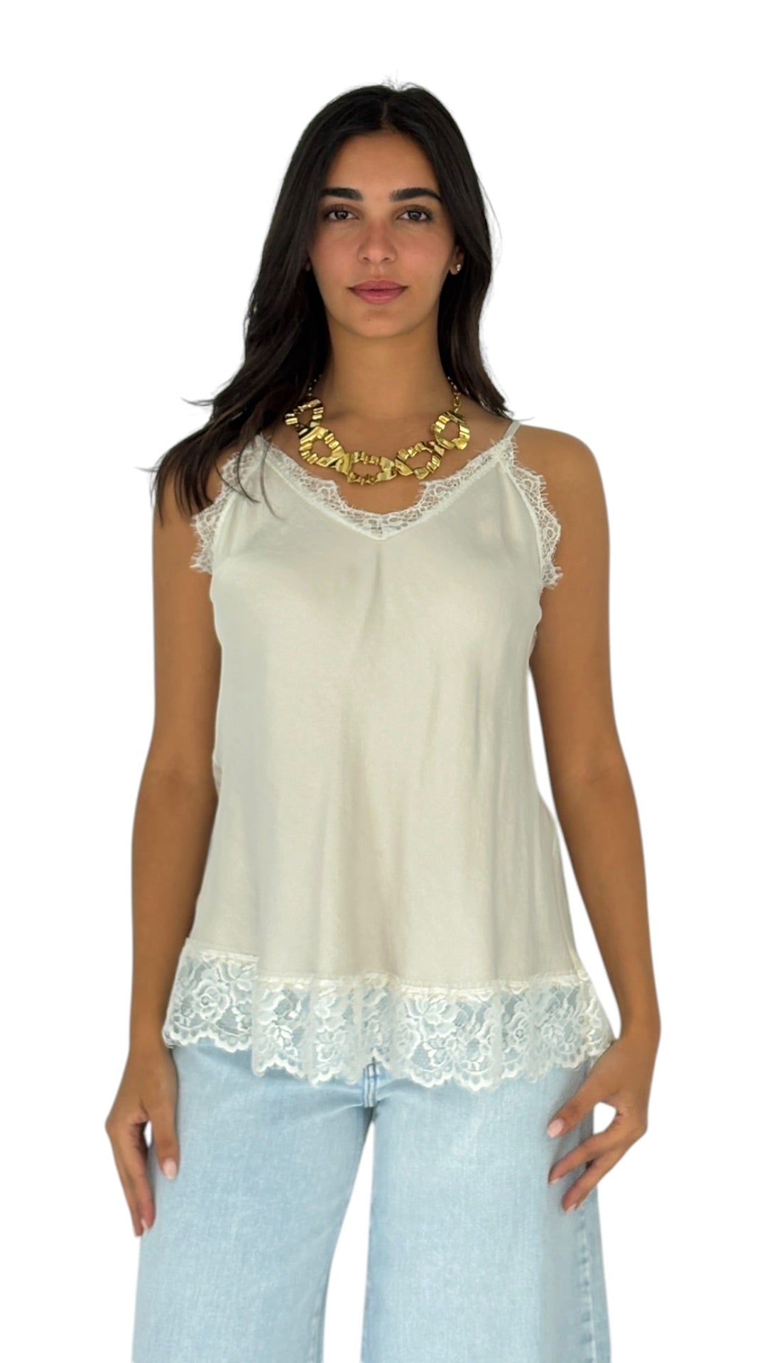 Gaelle Beige Camisole