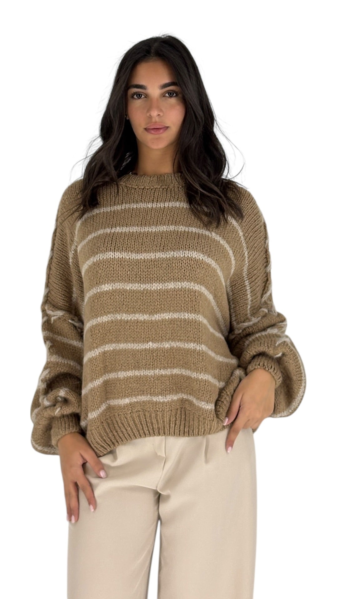 Ghita Camel Sweater