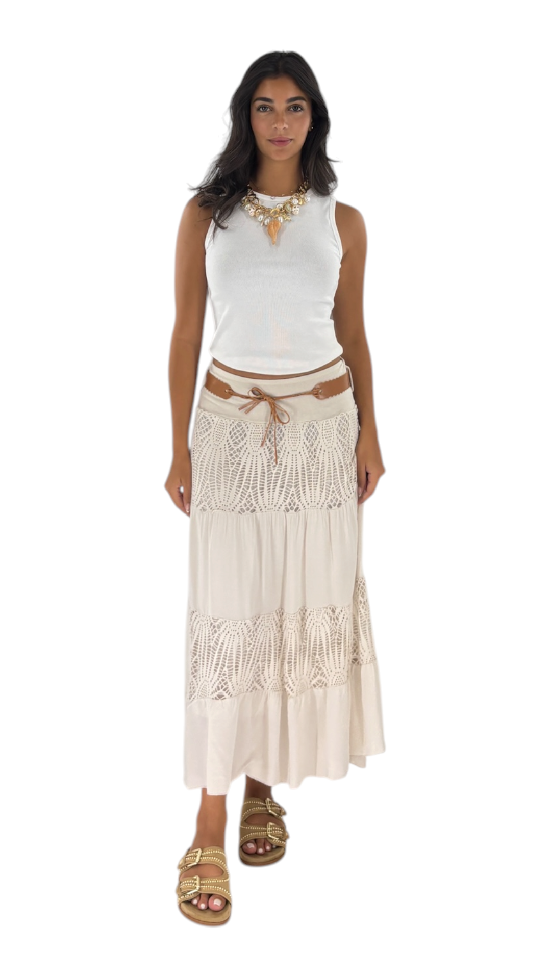 Suhad Beige Skirt