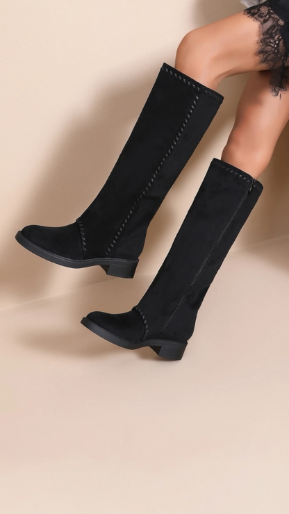 Lana High Boots with Suede Effect
