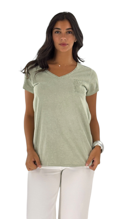 Jina Kaki T-Shirt