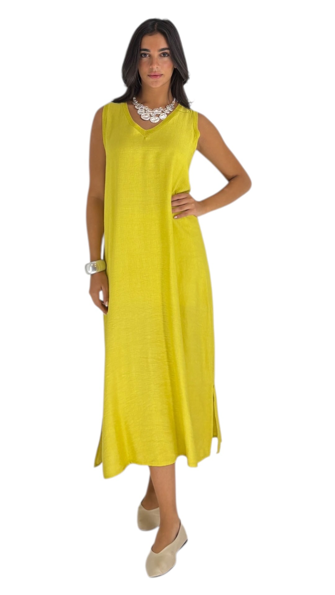Eliza Yellow Dress