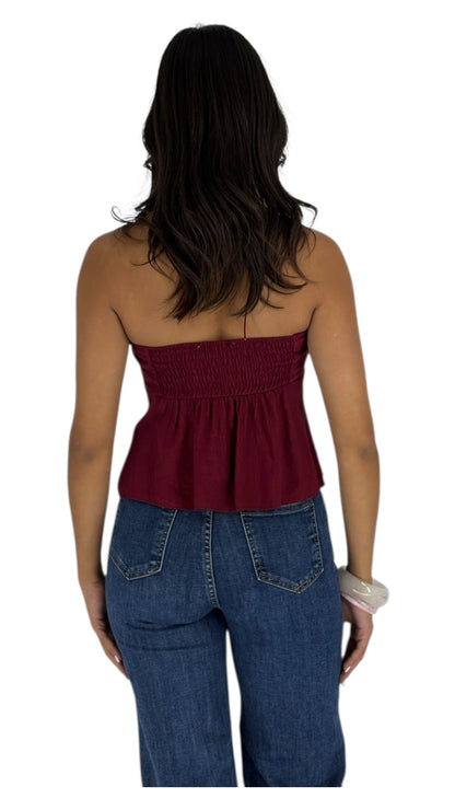 Malak Burgundy Top
