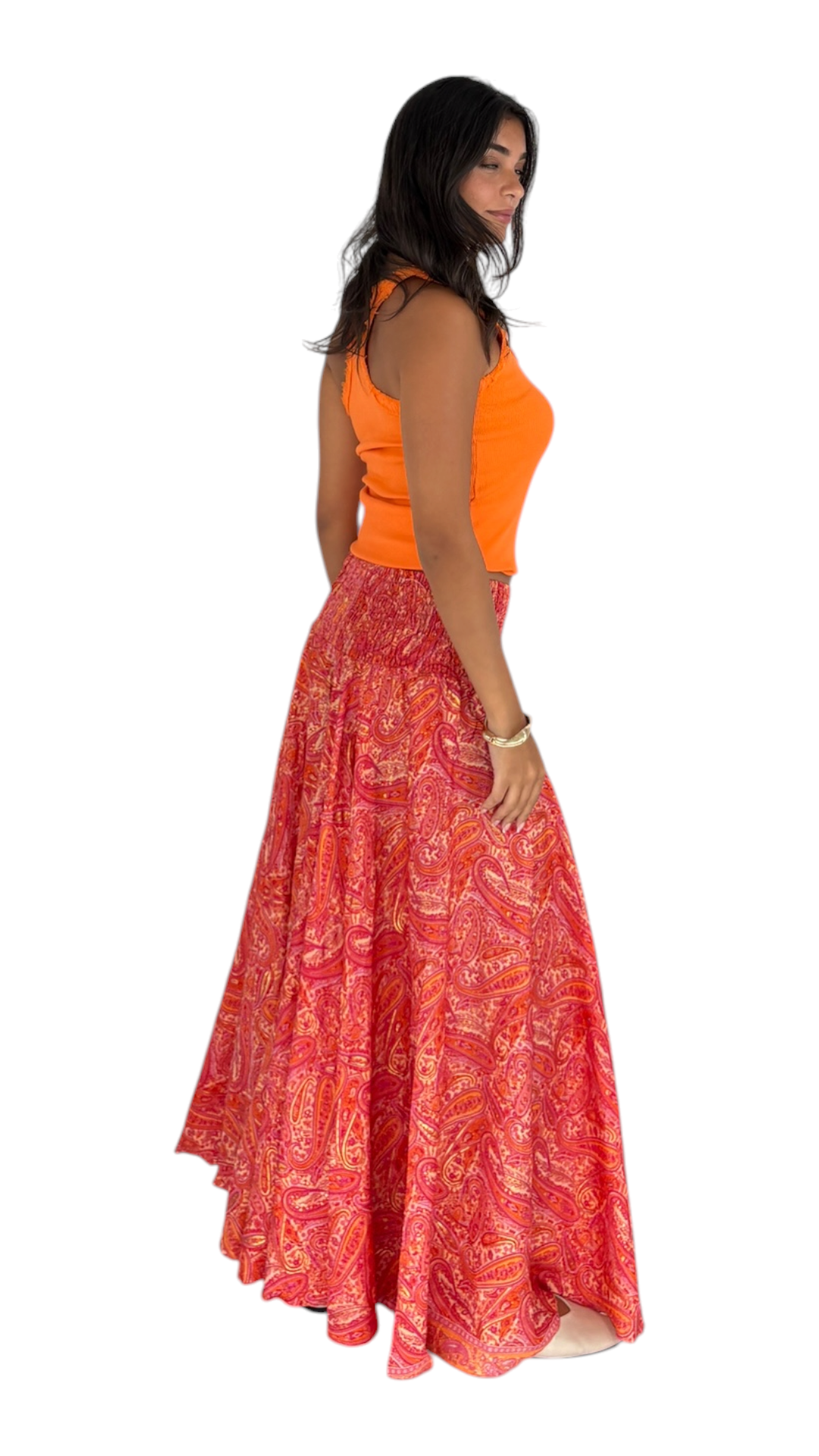 Lina Orange/Pink Pant