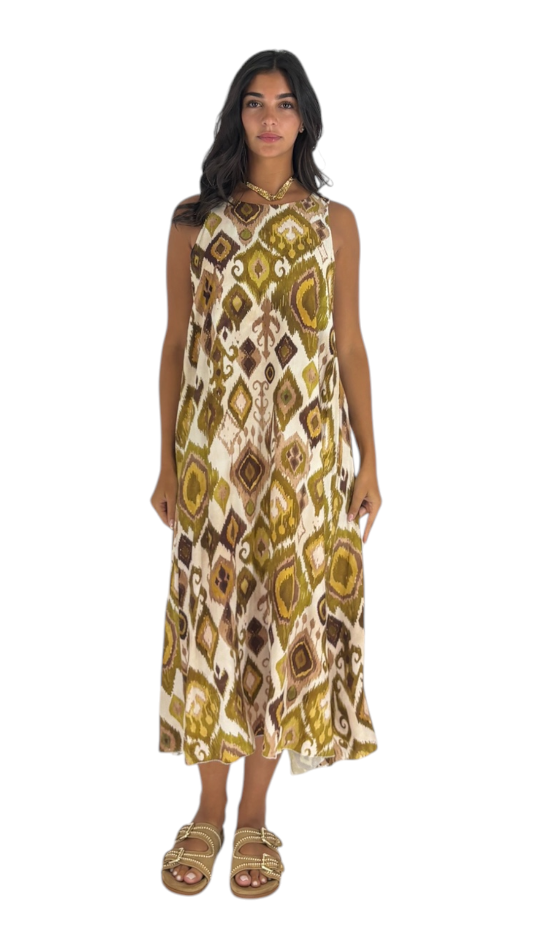 Areej Mustard Dress