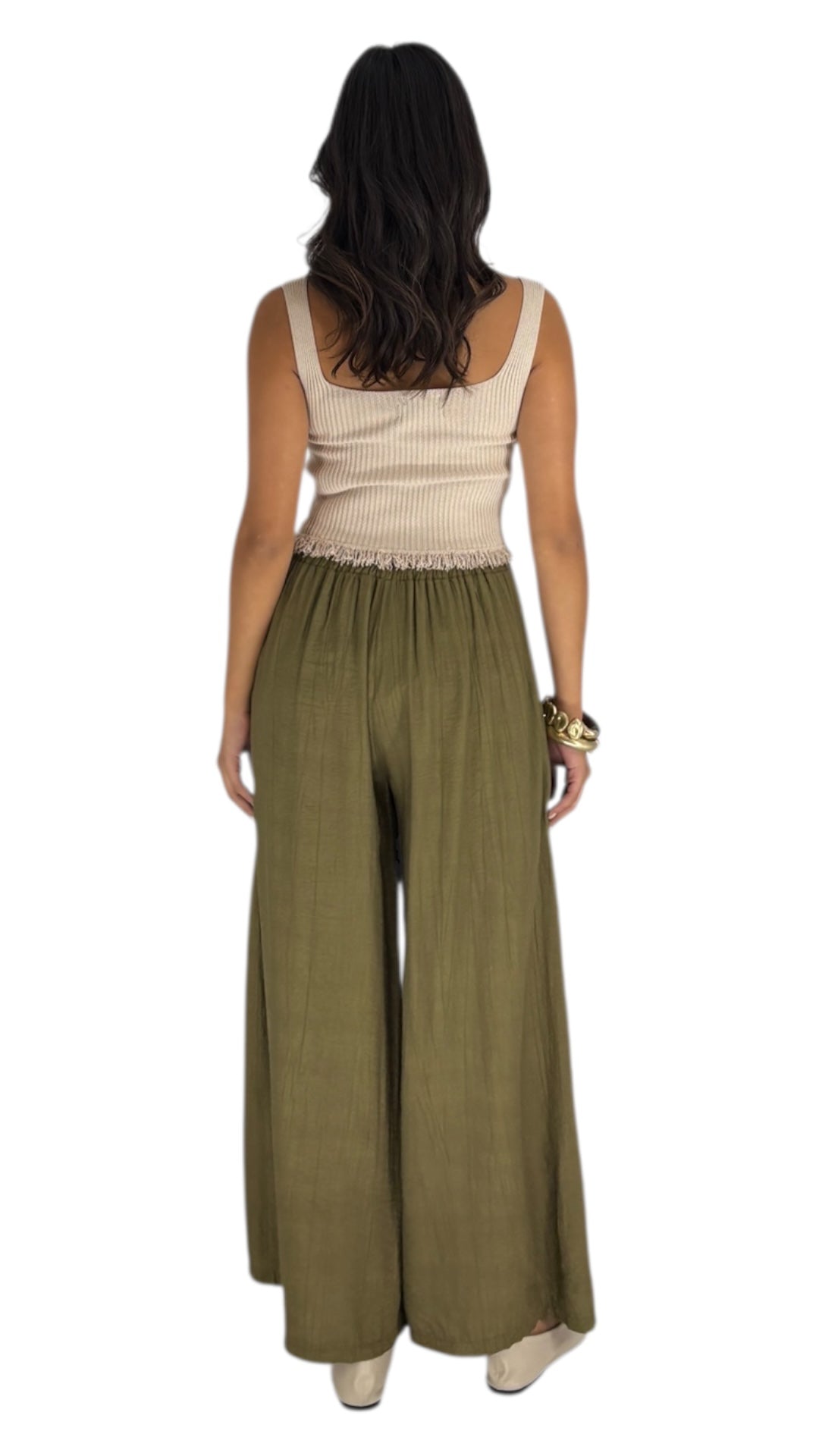 Cora Olive Green Pants