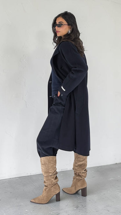 Asma Navy Coat