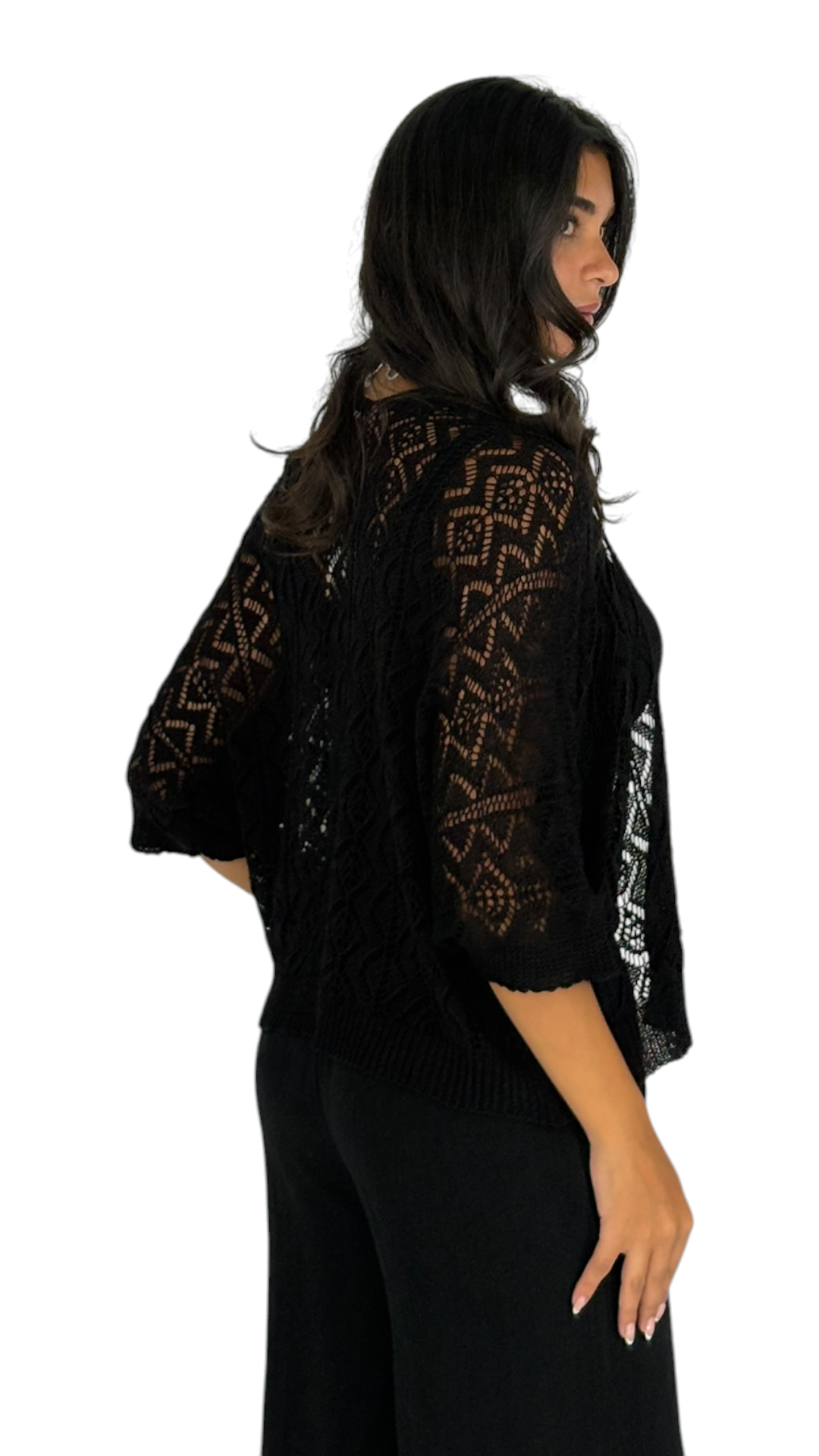 Mais Black Cardigan