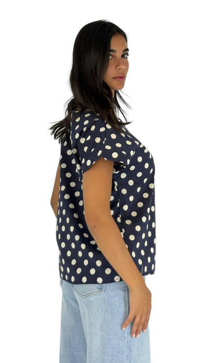 Jade Navy Top