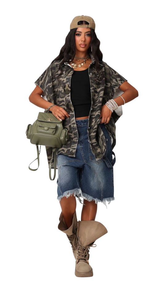 Diab Army Denim Vest