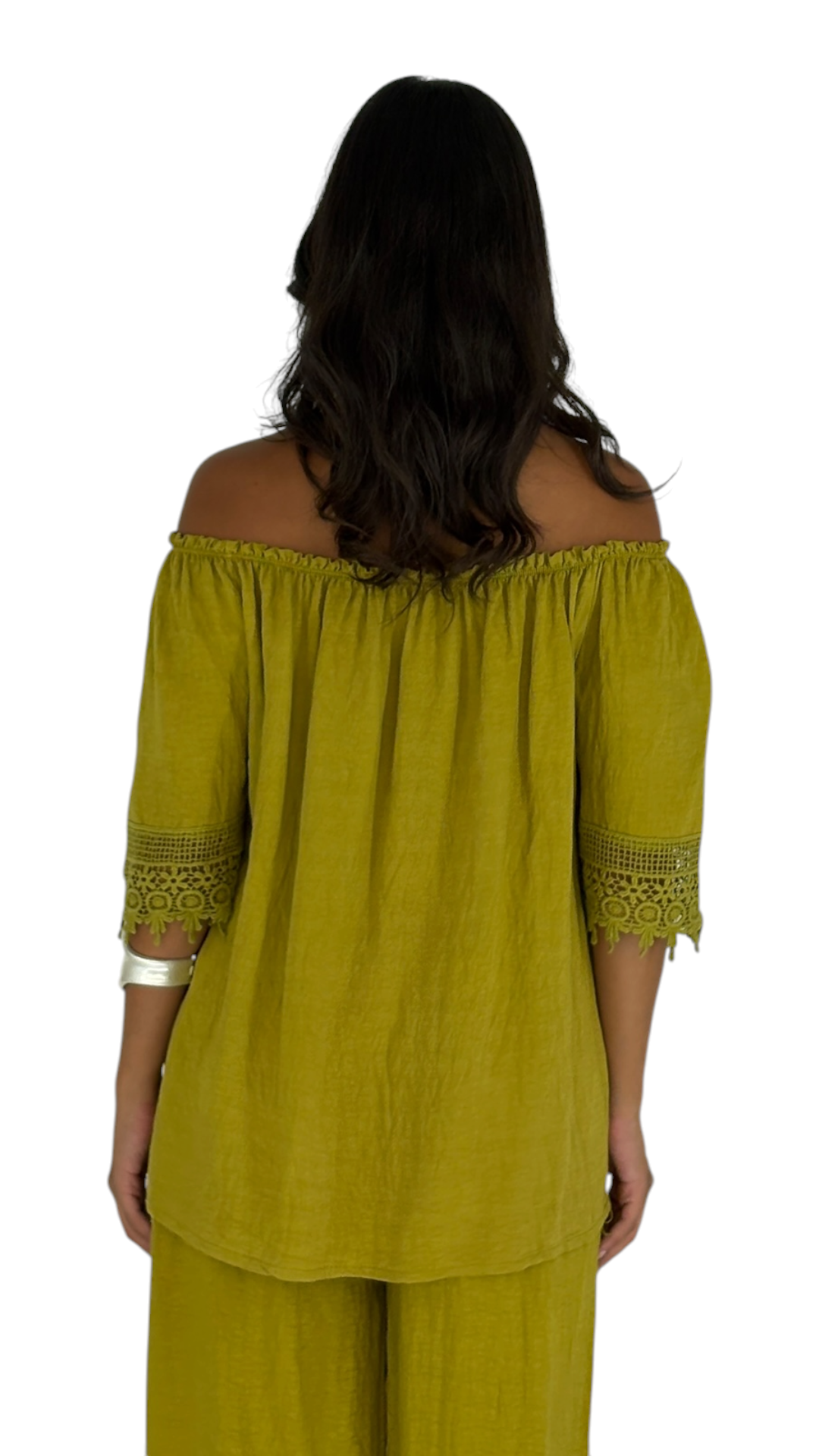 Liz Chartreuse Top