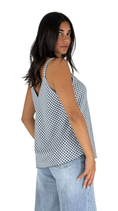 Mina Navy Top