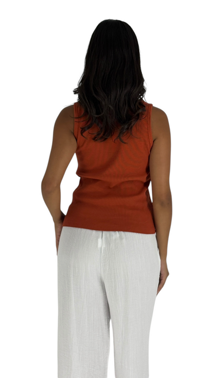 Hend Orange Top