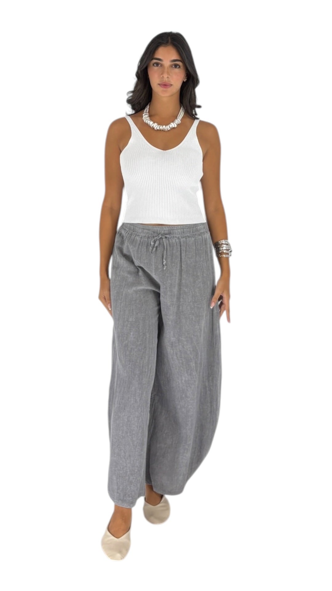 Pansy Grey Pants