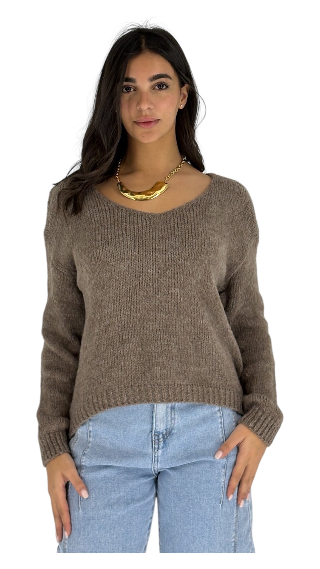 June Taupe Sweater