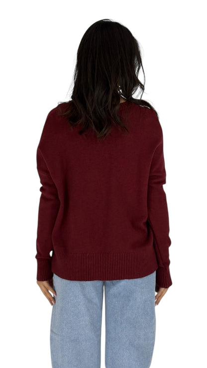 Briar Maroon Sweater