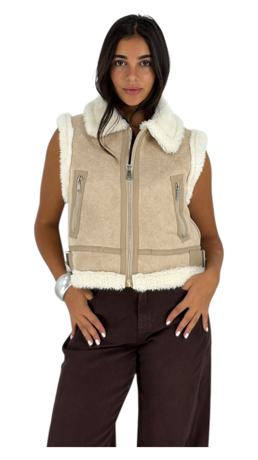 Nala Beige Vest
