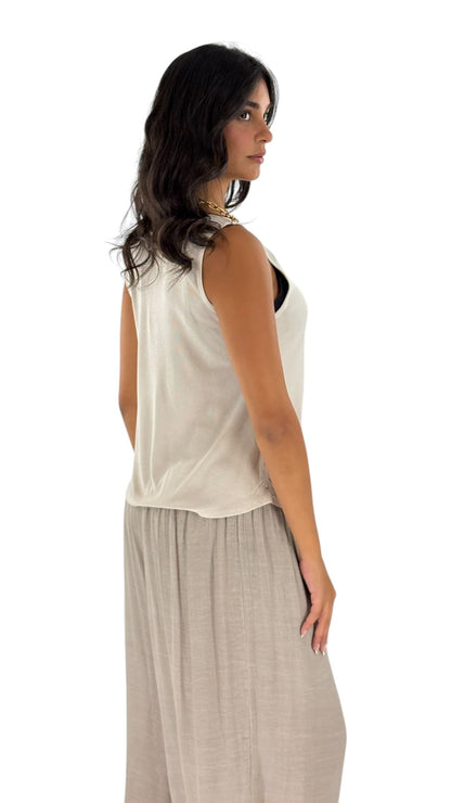 Pamila Beige Top