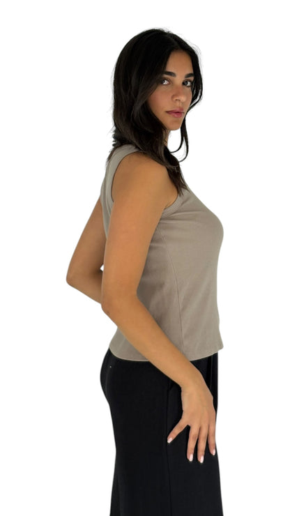 Eliana Taupe Top
