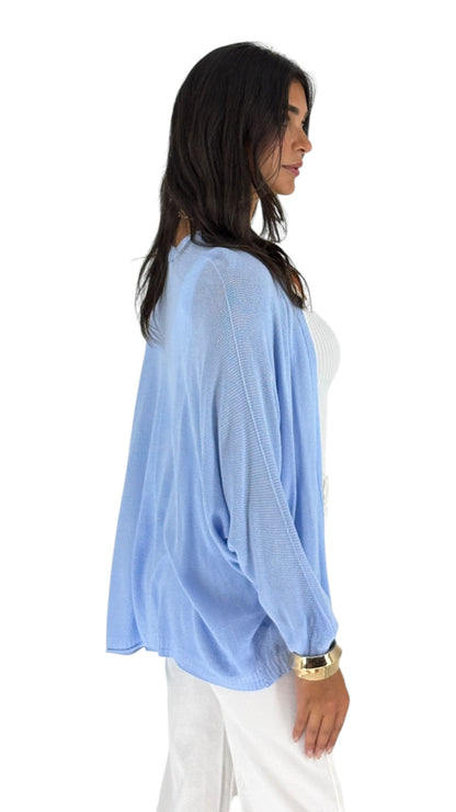 Jihan Blue Cardigan