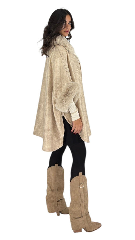 Nardi Beige Poncho