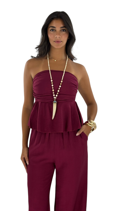 Kinz Maroon Set