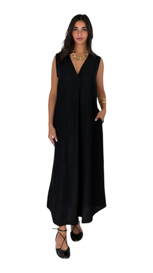 Adria Black Dress