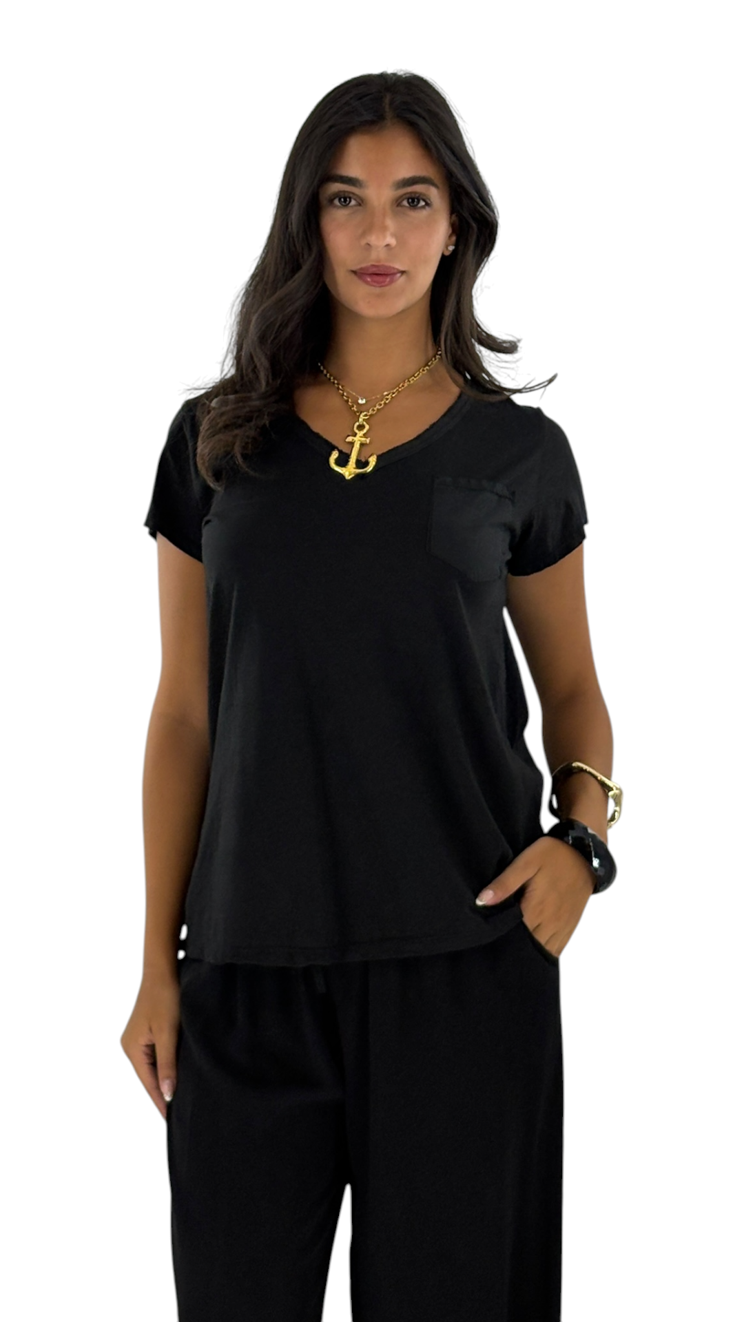Jina Black T-Shirt
