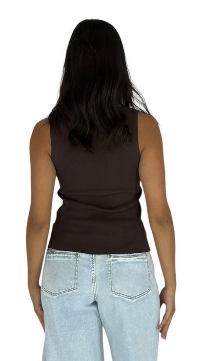 Noelle Brown Top