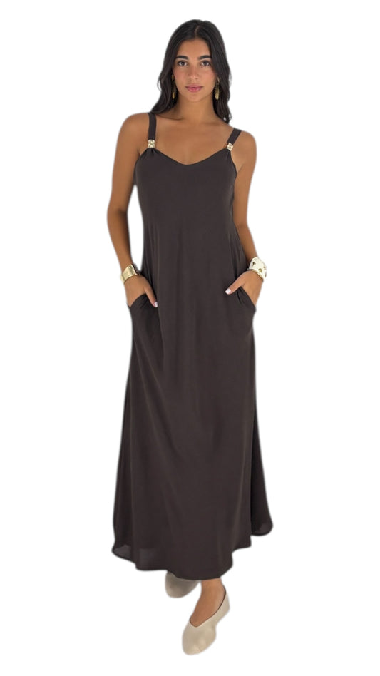 Mizor Brown Dress