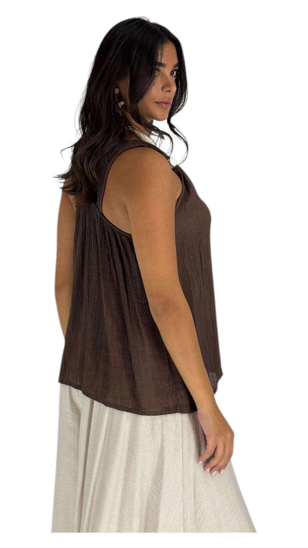 Aroura Brown Top