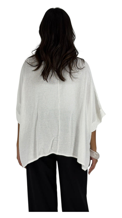 Deja White Cardigan