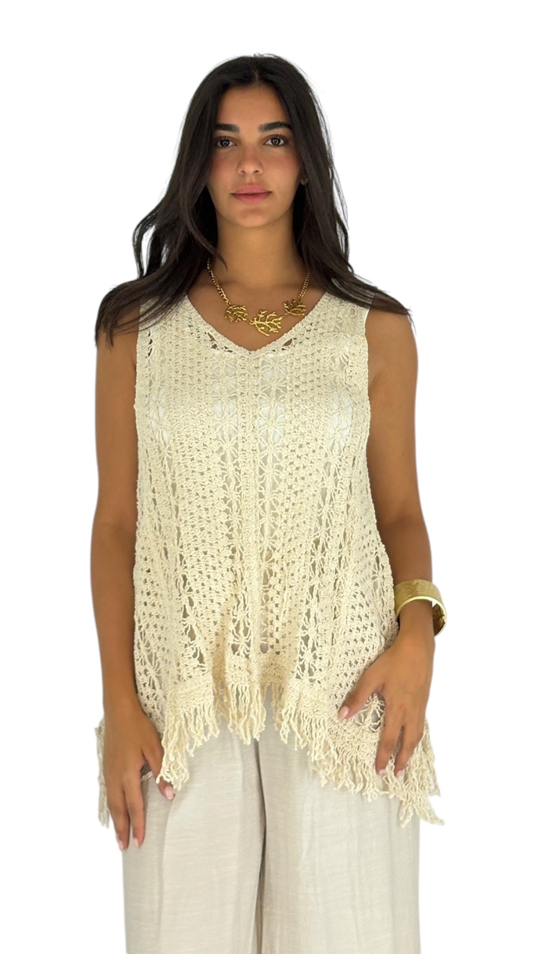 Sahar Beige Top