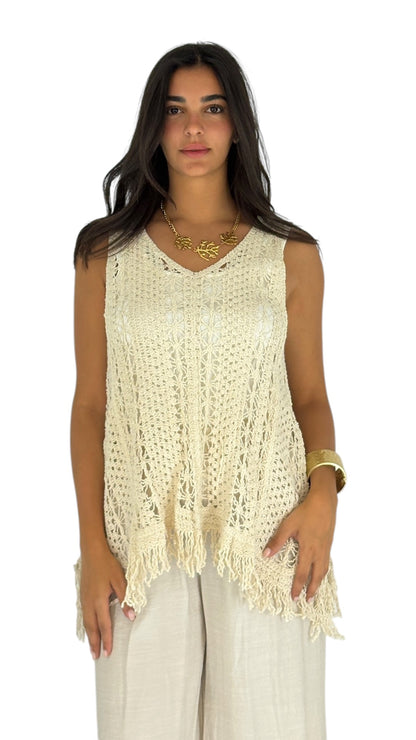 Sahar Beige Top