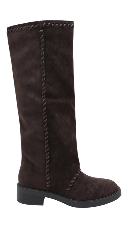 Lana High Boots with Suede Effect