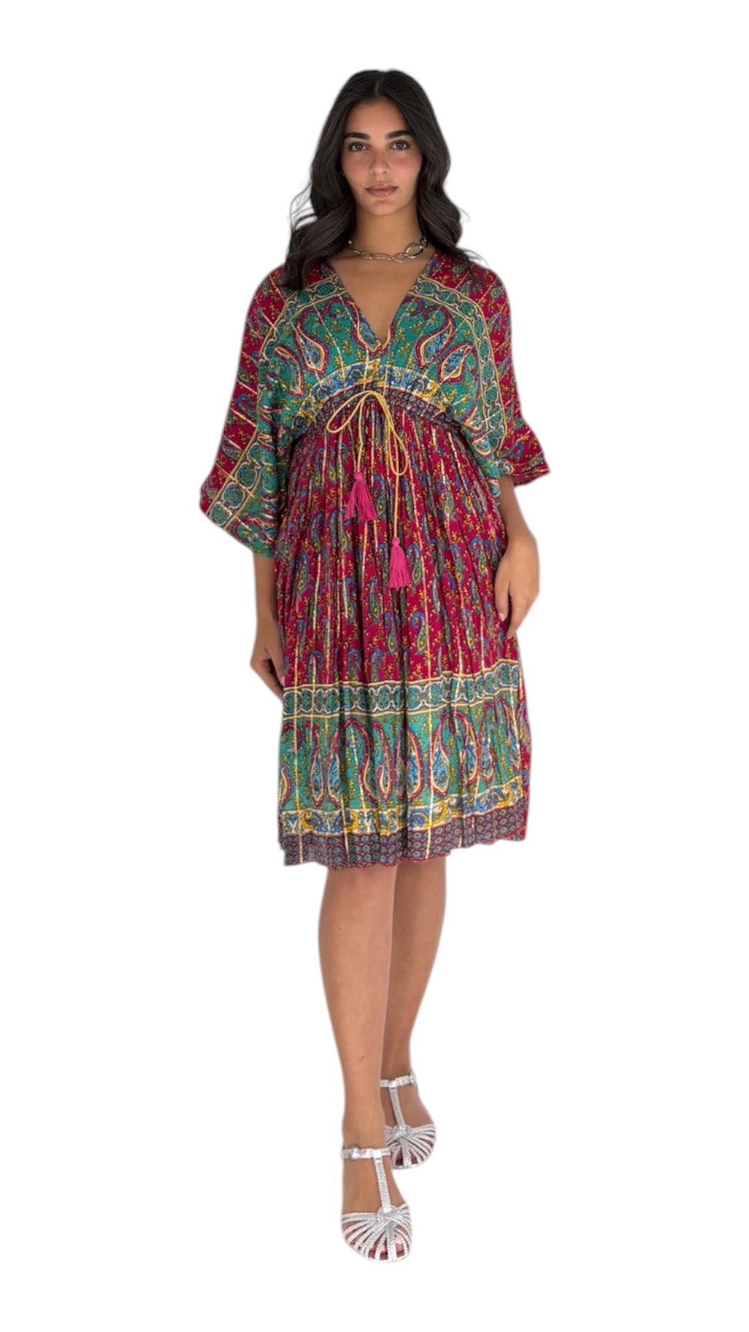 Nerva Fuchsia Dress