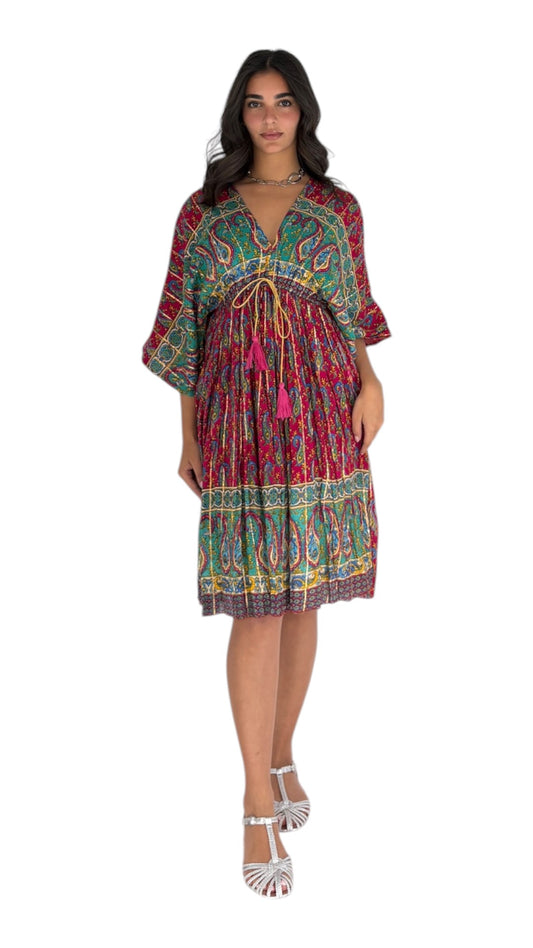 Nerva Fuchsia Dress