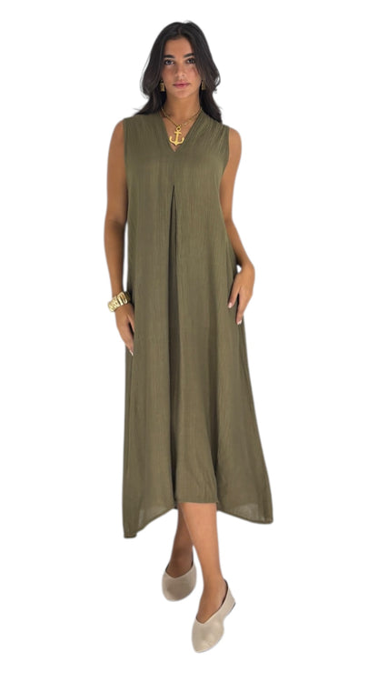 Holly Olive Green Dress
