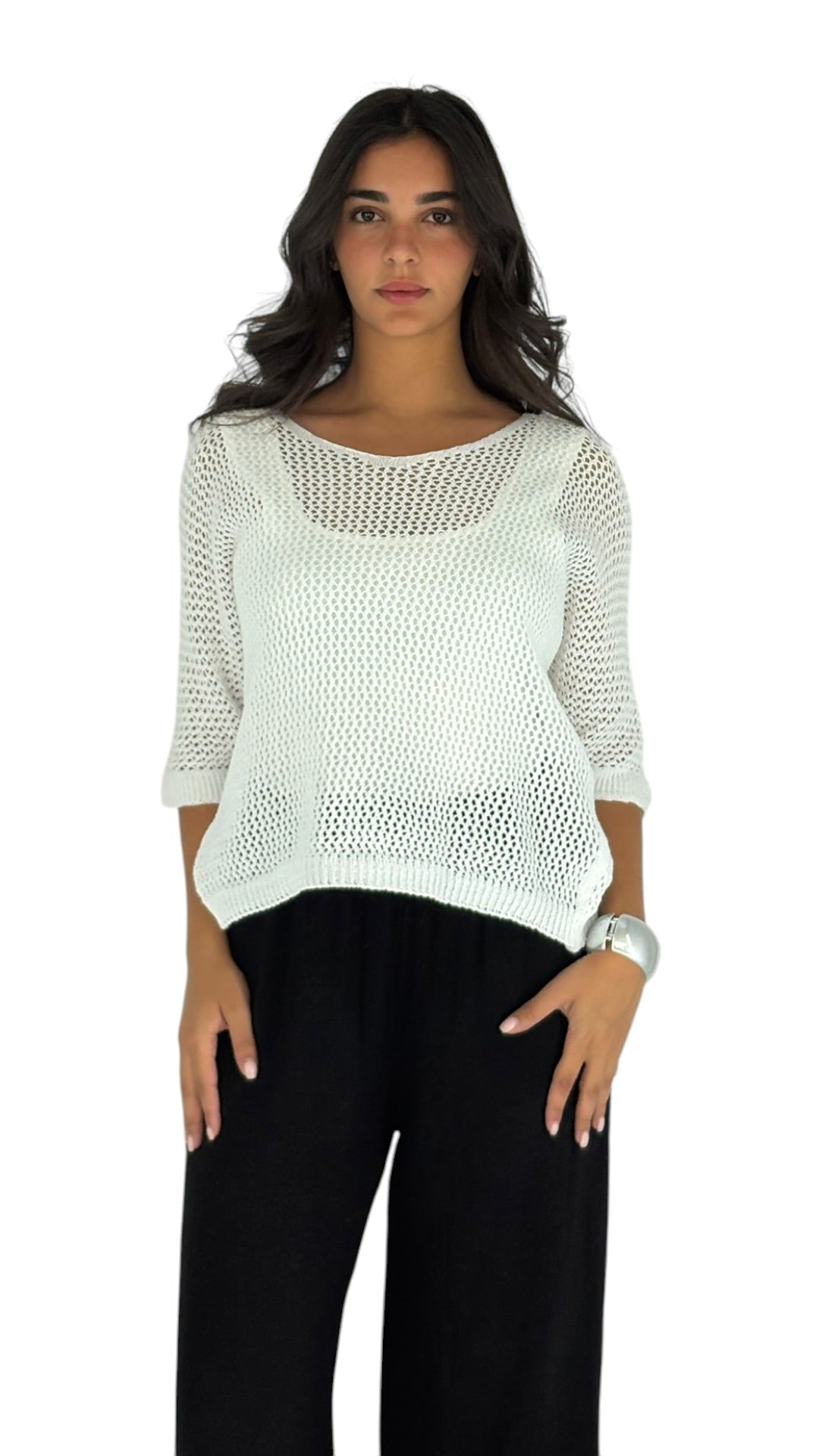 Zain White Top