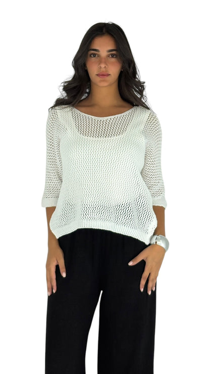 Zain White Top